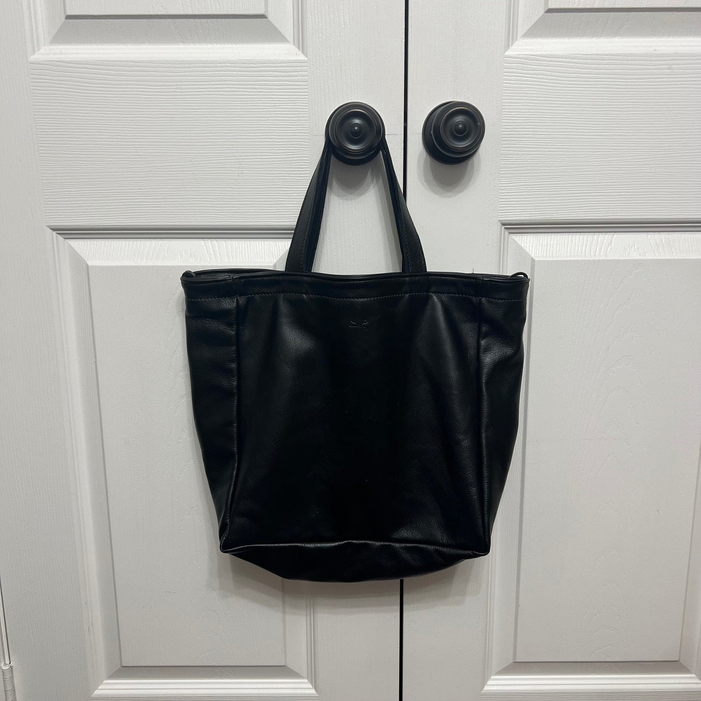 Small Leather Tote Bag