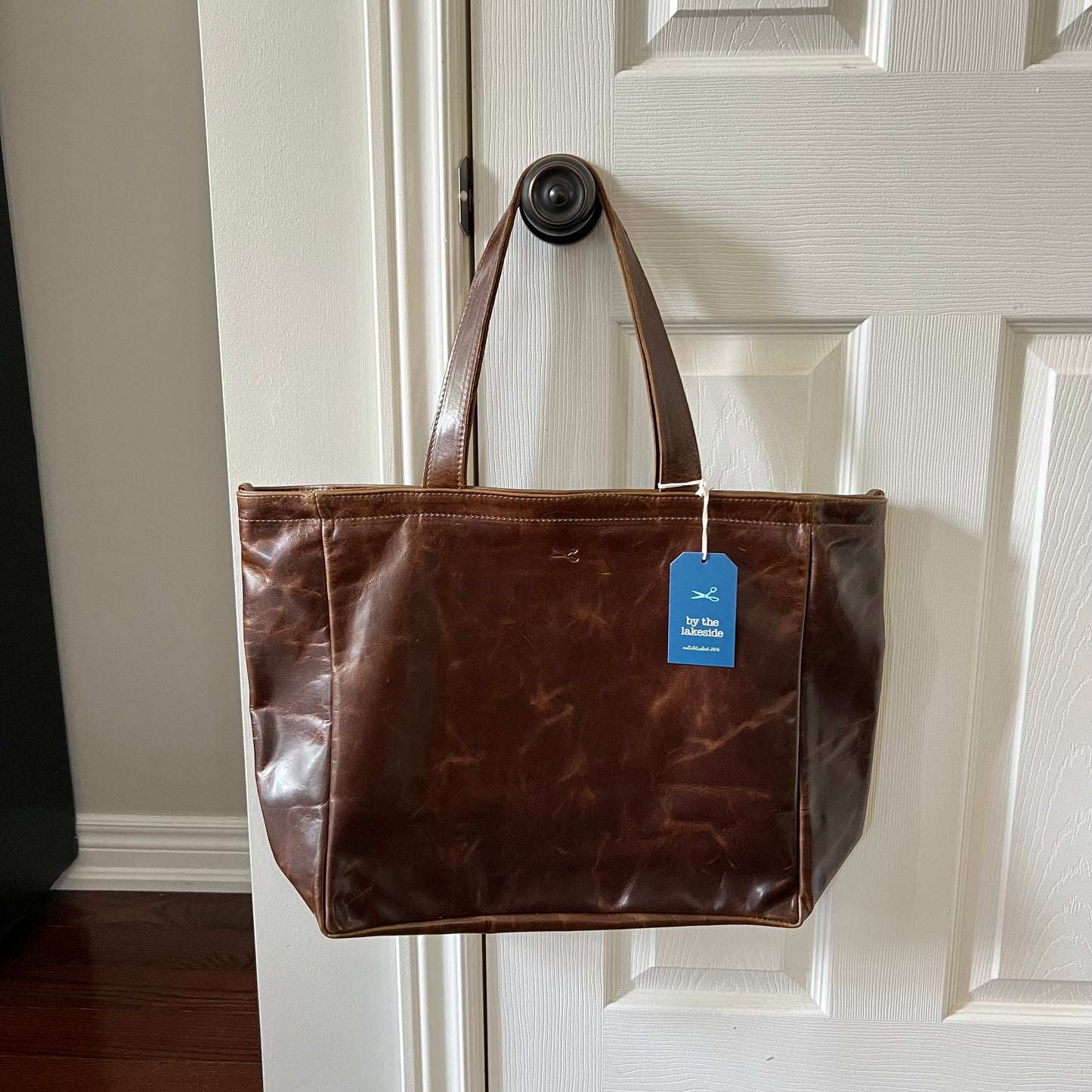Everything Leather Tote Bag- READY TO SHIP