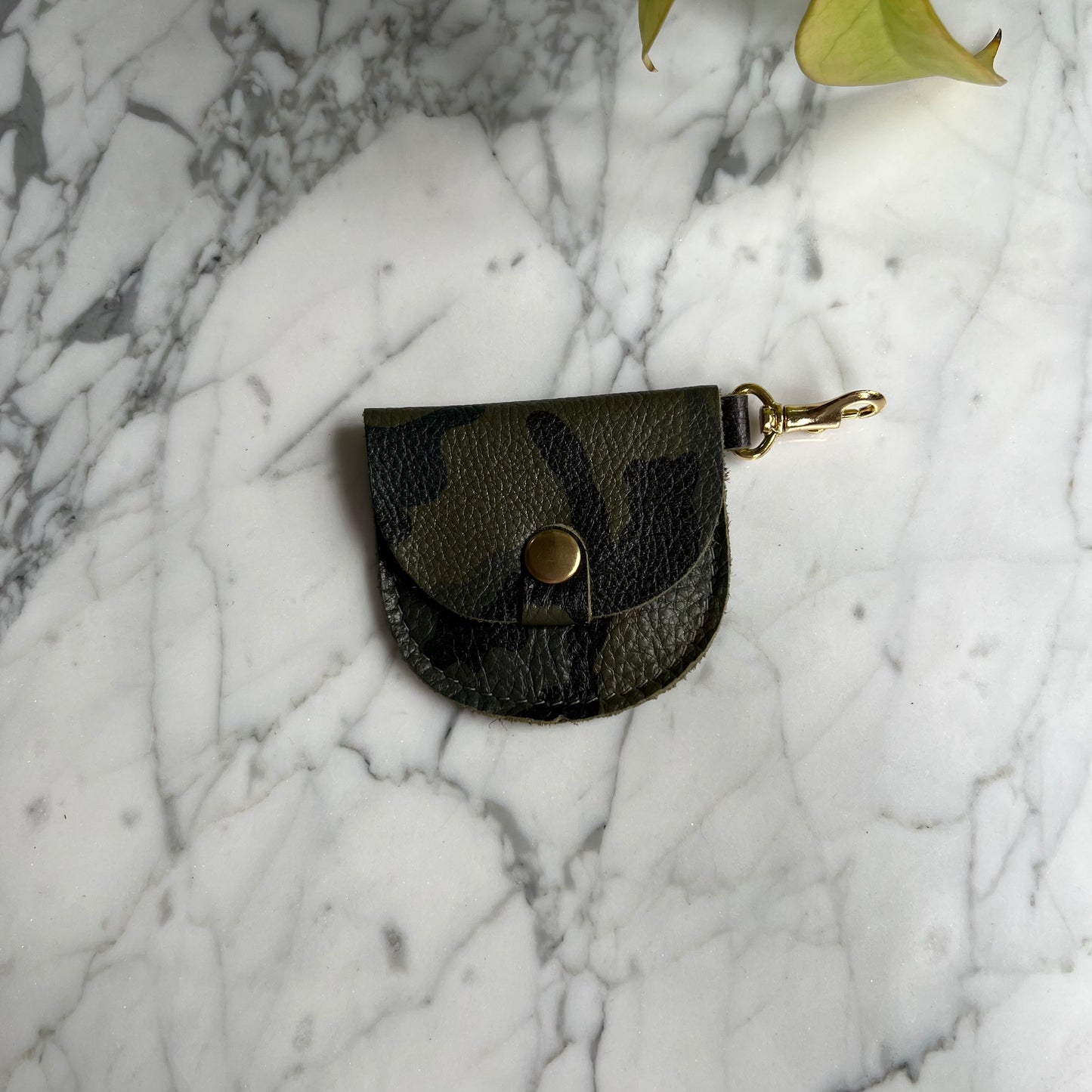 Leather Mini Pouch/Stitch Marker Case