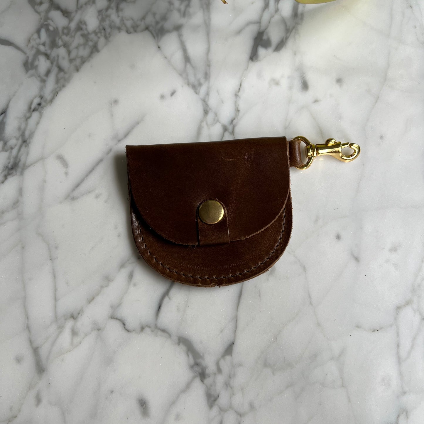 Leather Mini Pouch/Stitch Marker Case