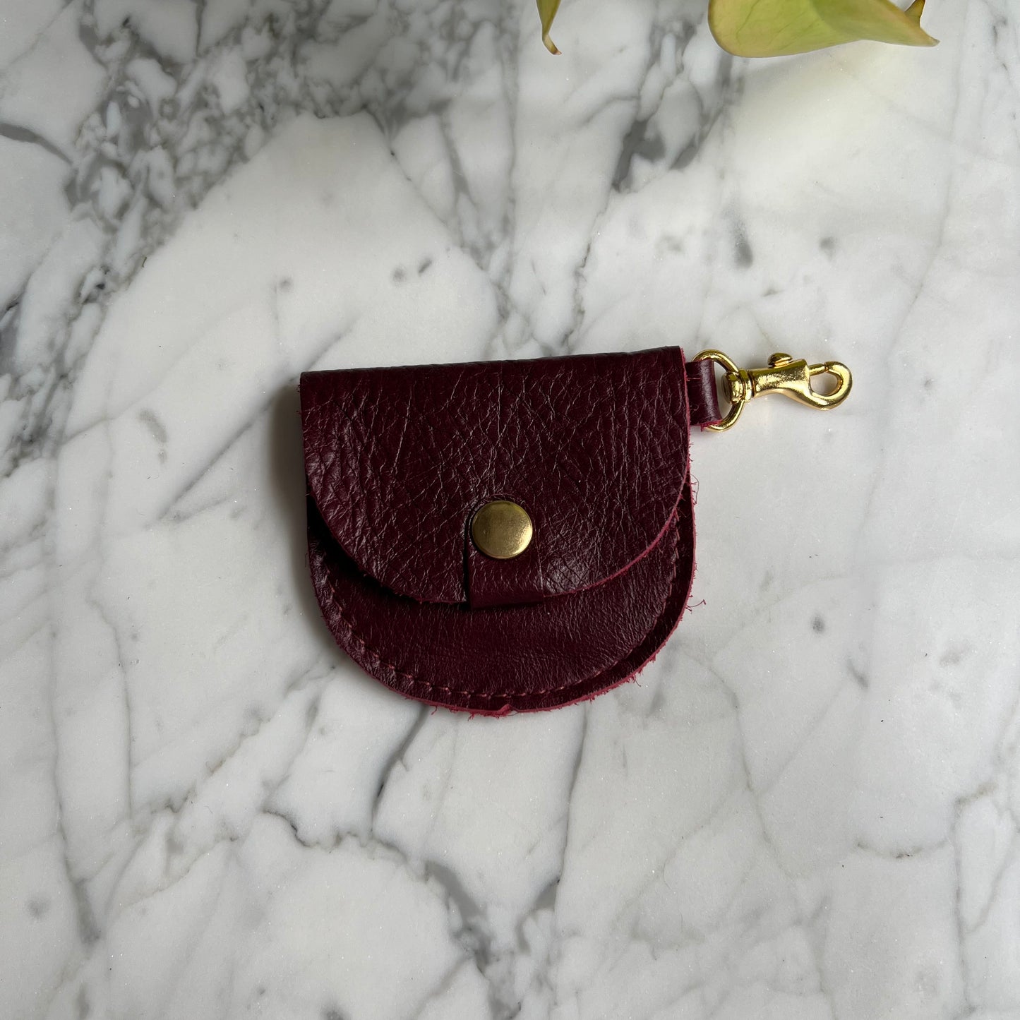 Leather Mini Pouch/Stitch Marker Case