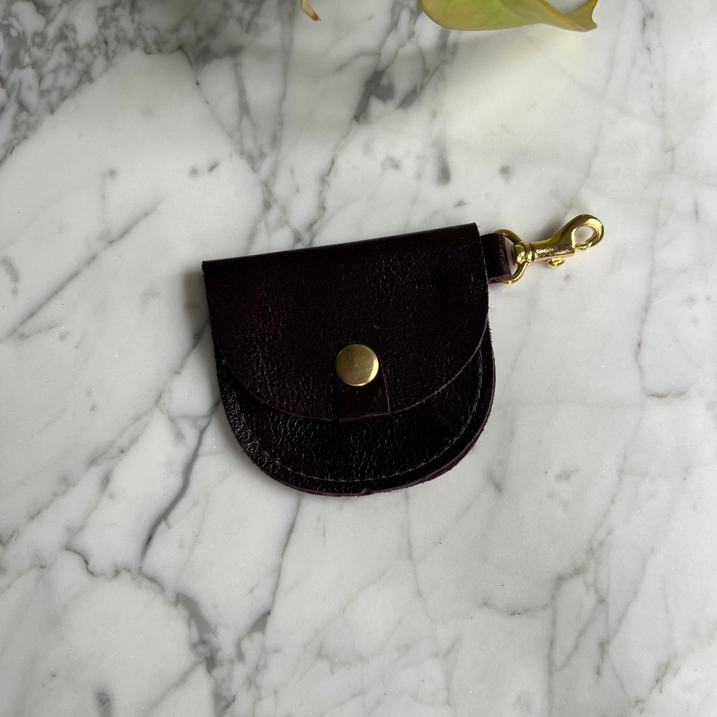 Leather Mini Pouch/Stitch Marker Case