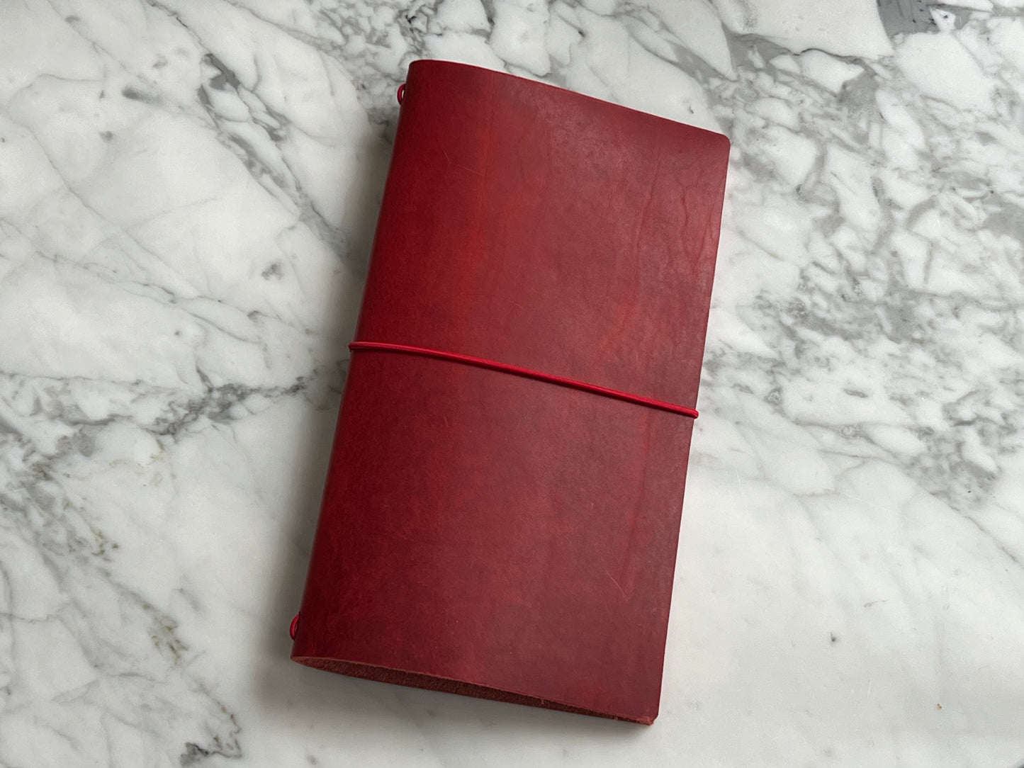 Red Leather Journal | Regular/Standard Size