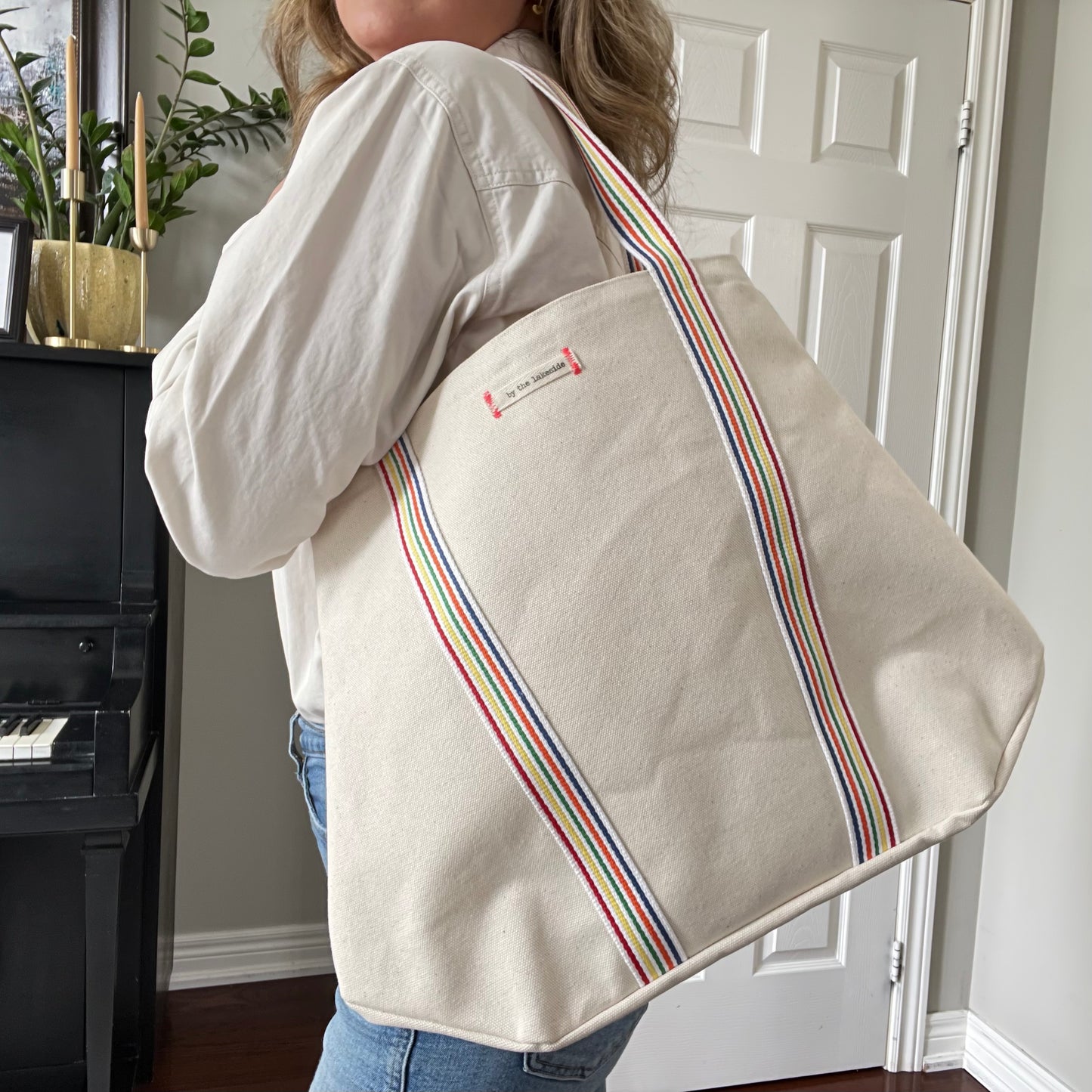 Signature Tote Bag- Rainbow Edition
