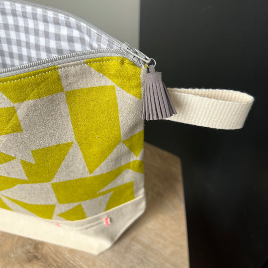 Large Project Bag- Yellow Geo