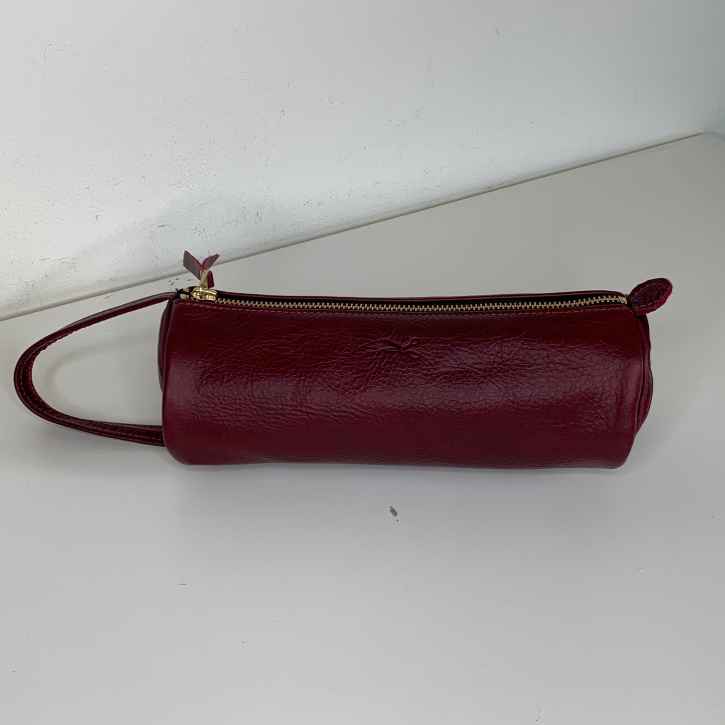 Large Signature Leather Pouch