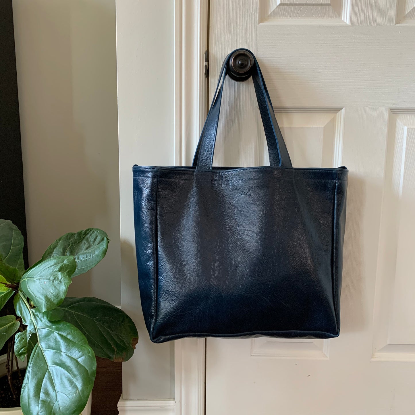 Everything Leather Tote Bag- READY TO SHIP
