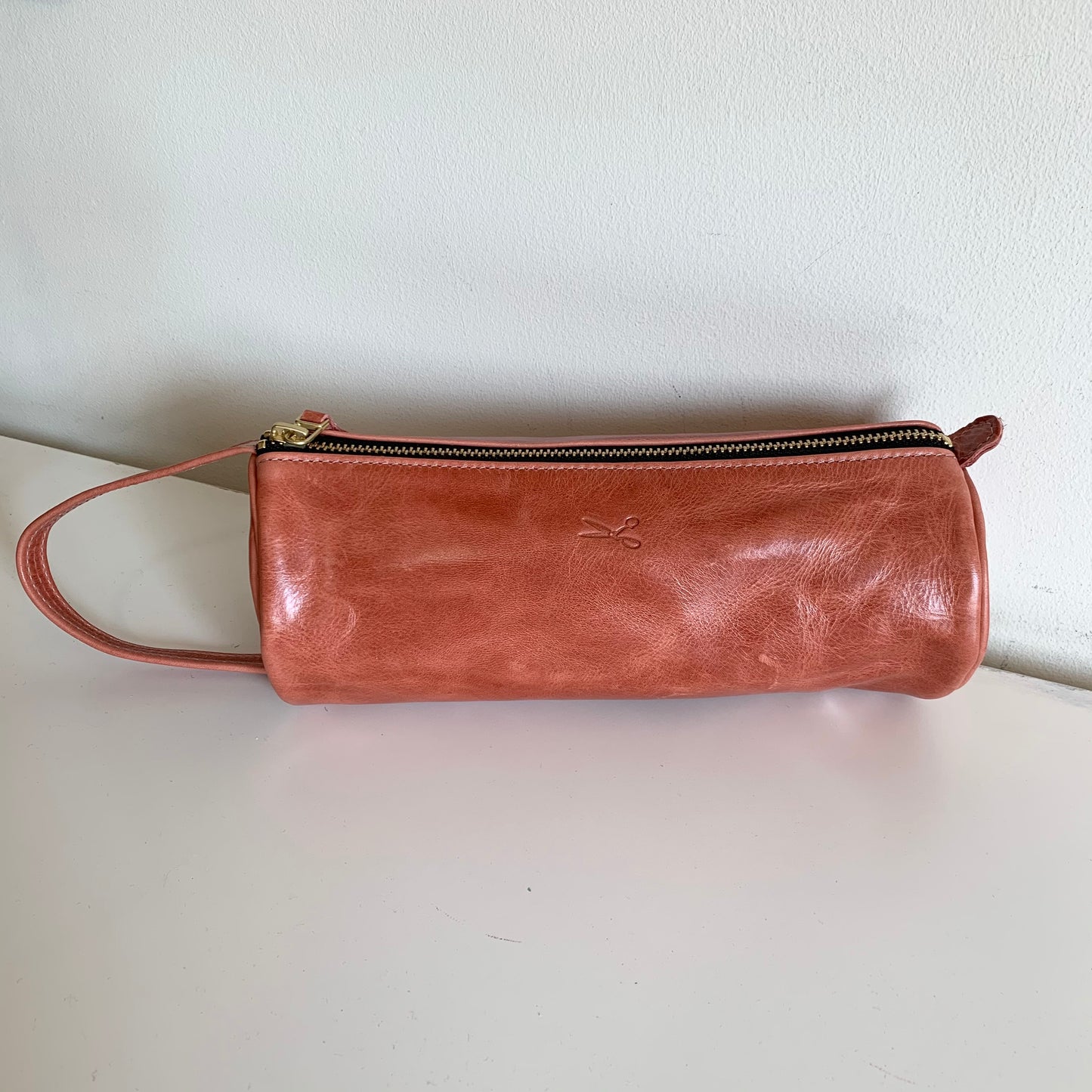 Large Signature Leather Pouch