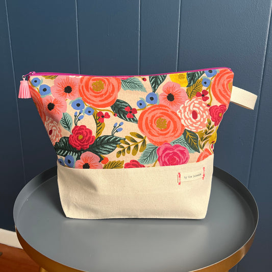 Large Project Bag- Floral