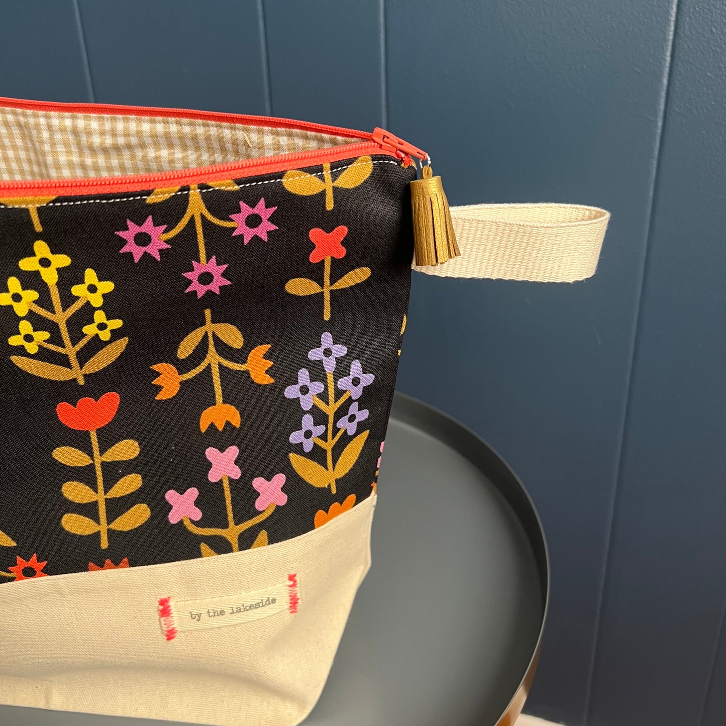 Large Project Bag- Modern Garden