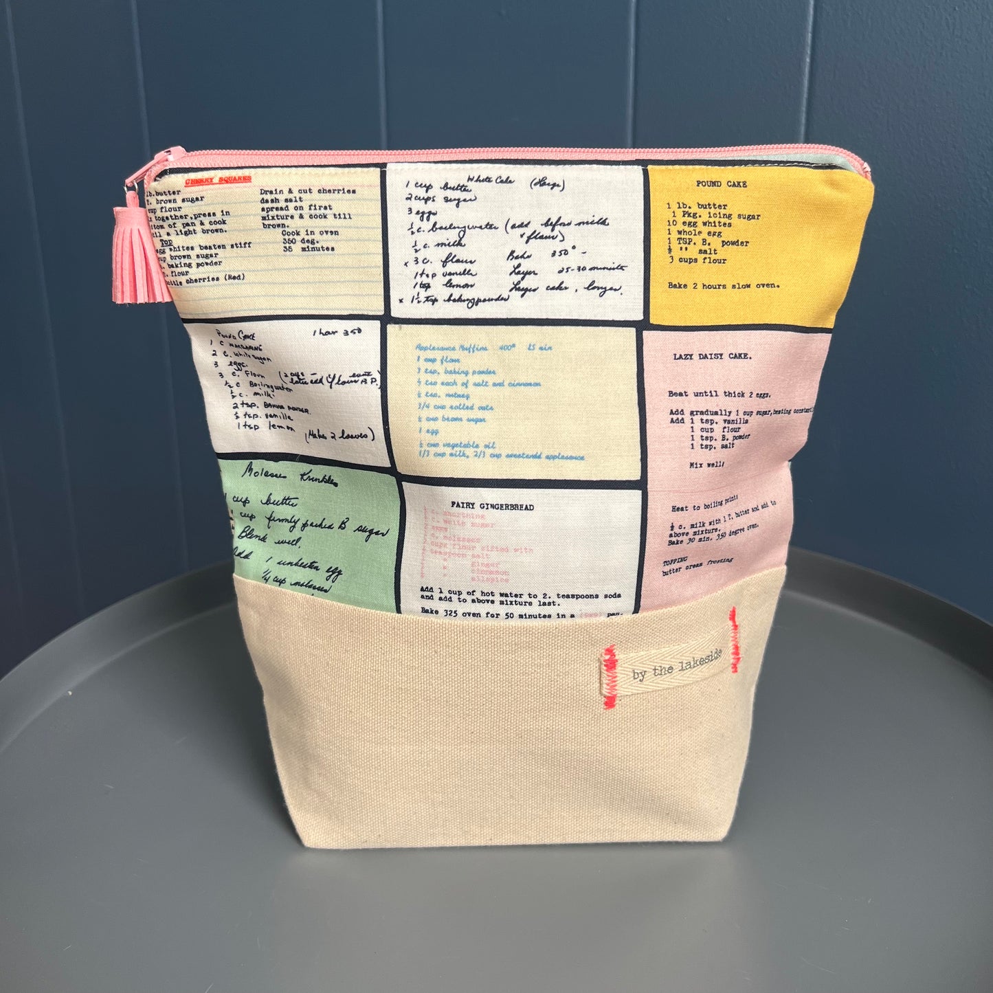 Small Project Bag- Recipe Cards