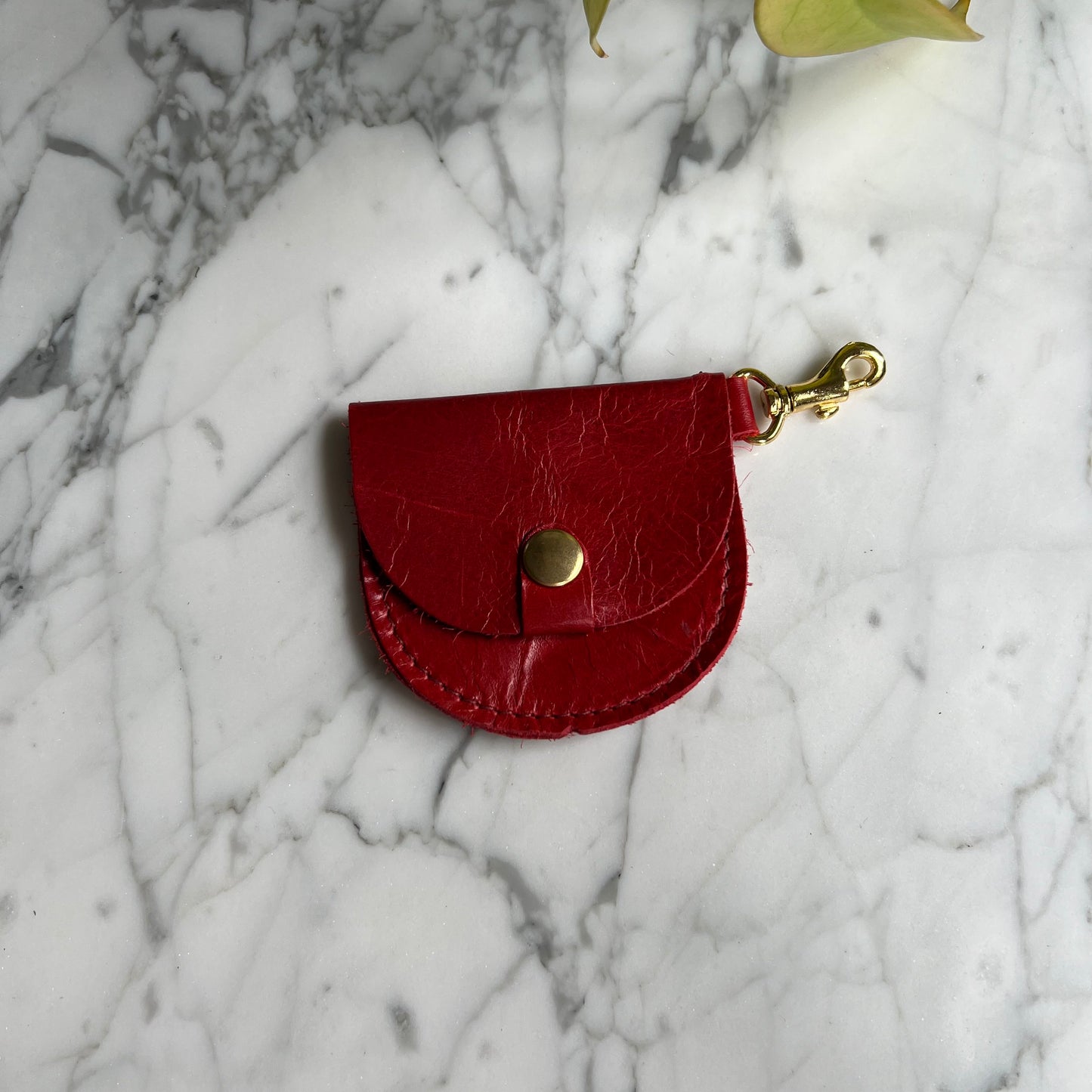 Leather Mini Pouch/Stitch Marker Case