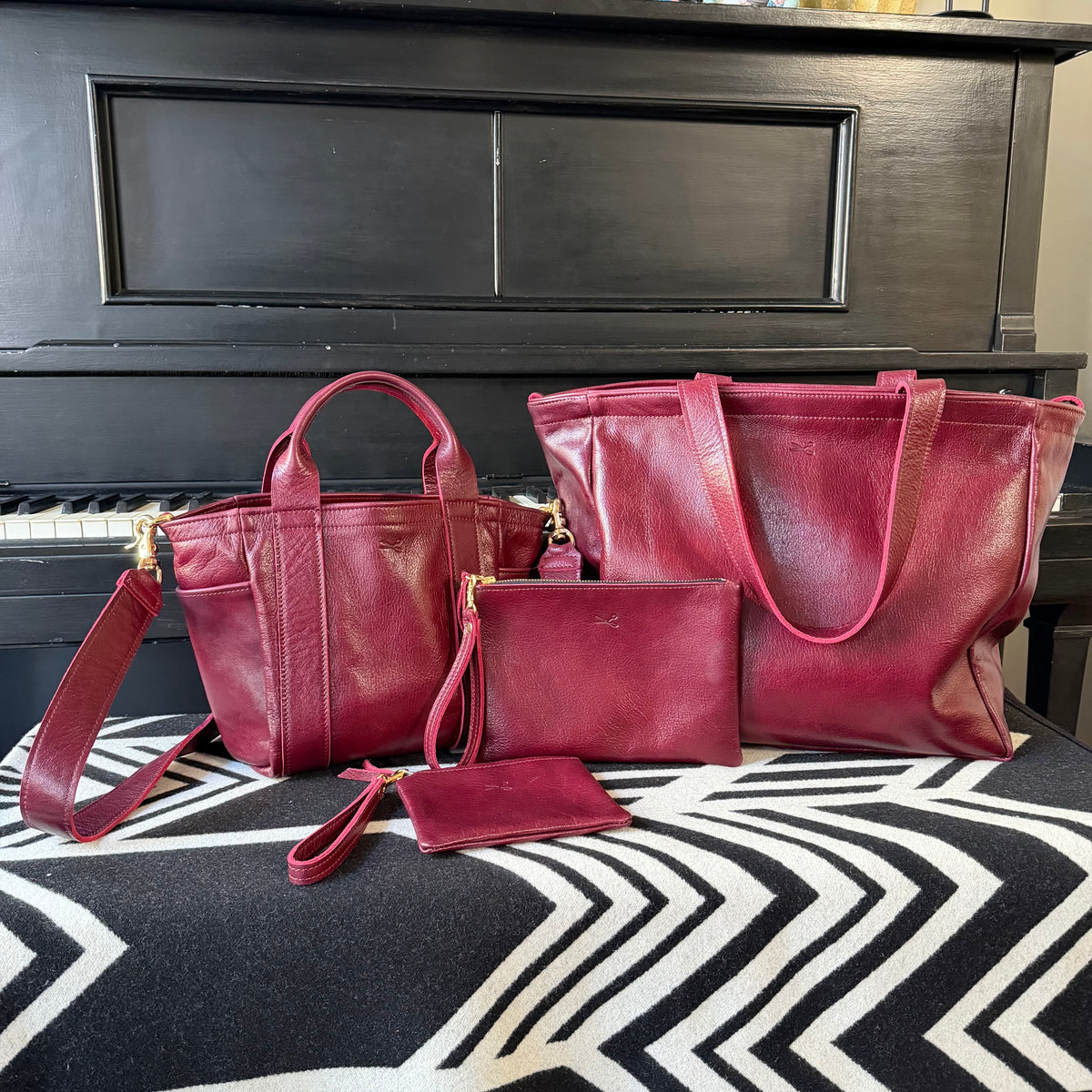Preorder LOTM Raspberry | Leather Bags