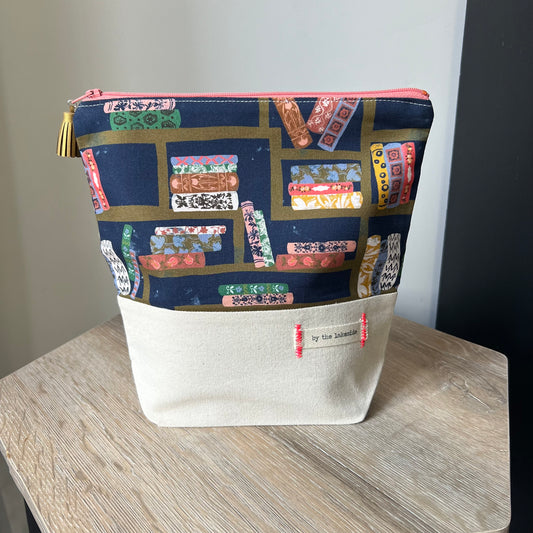 Small Project Bag- Vintage Library (bag only)