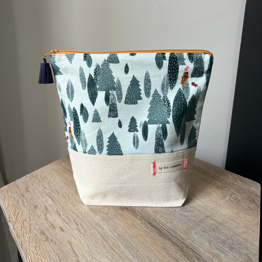 Small Project Bag- Forest Girl