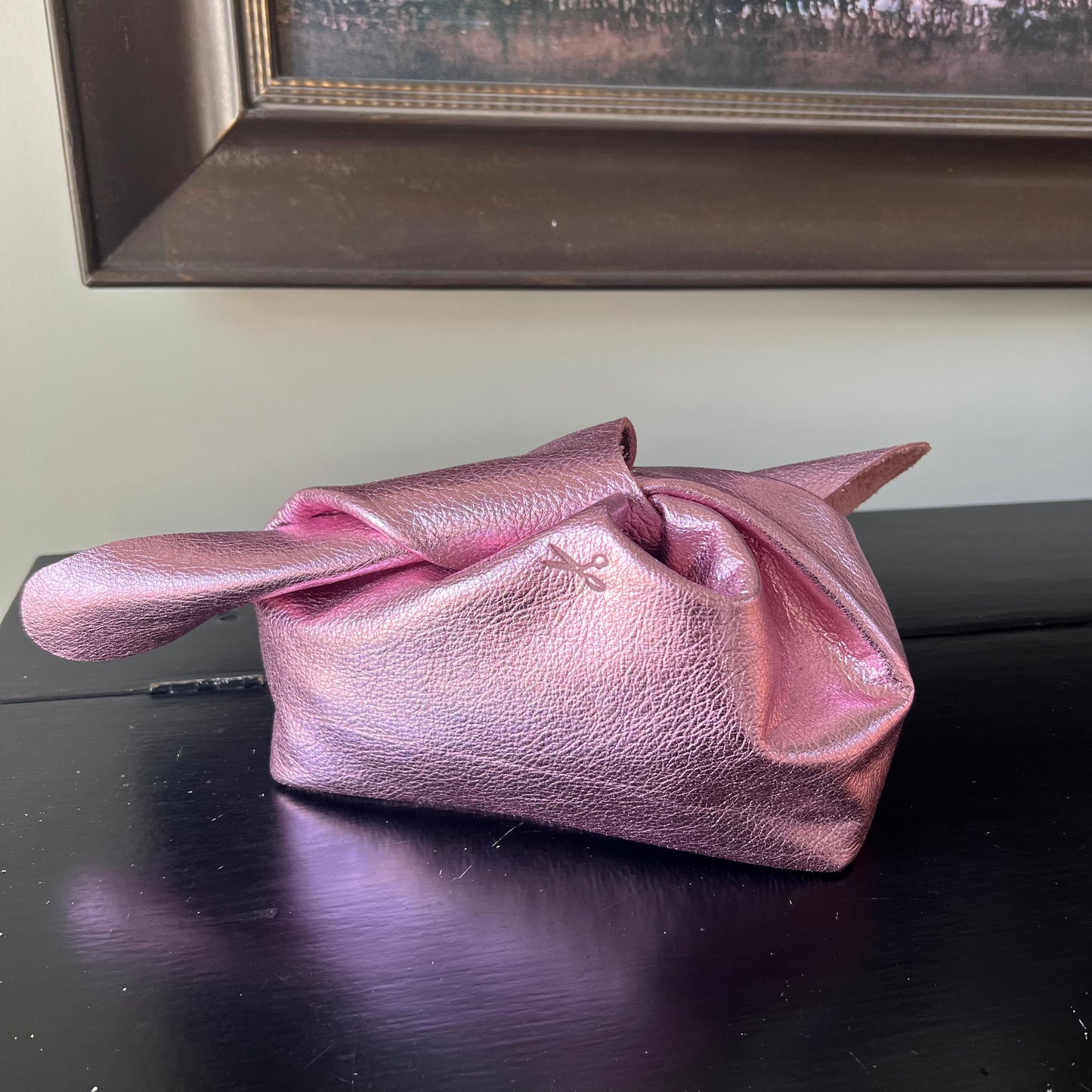 Metallic Leather Bunny Bag