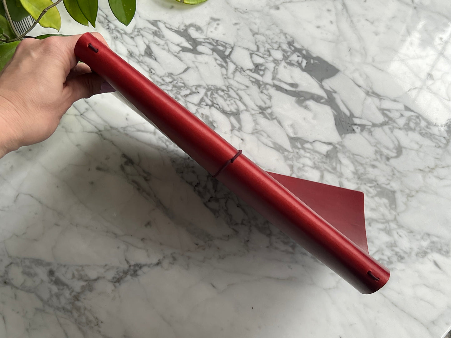 Red Leather Journal | A4 size