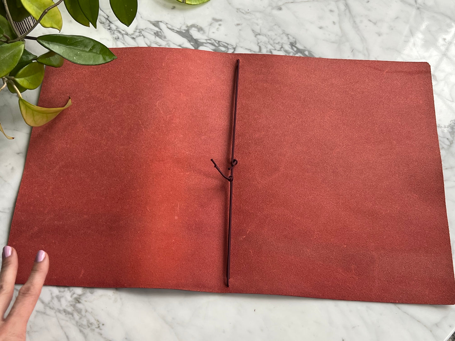 Red Leather Journal | A4 size