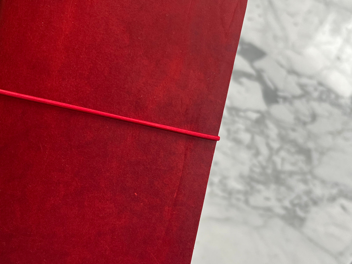 Red Leather Journal | A4 size