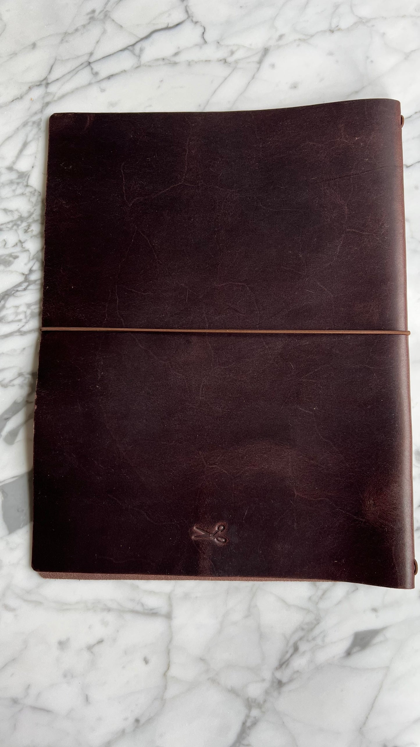 Dark Brown Leather Journal | A4 size