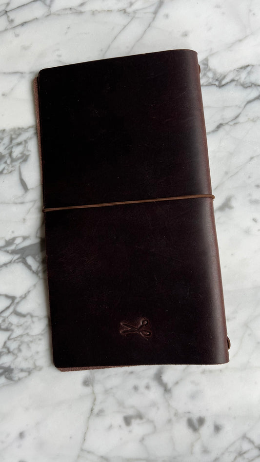 Dark Brown Leather Journal | Regular/Standard Size