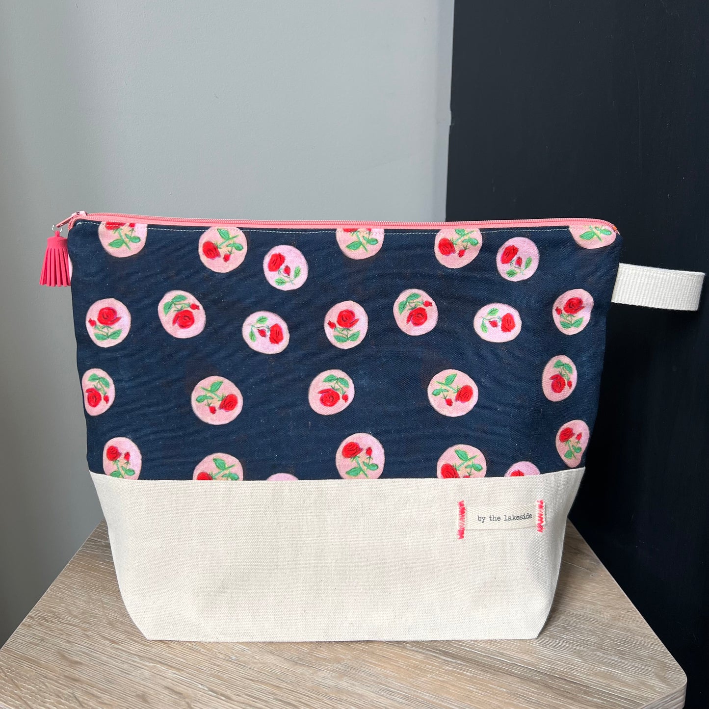 Large Project Bag- Roses