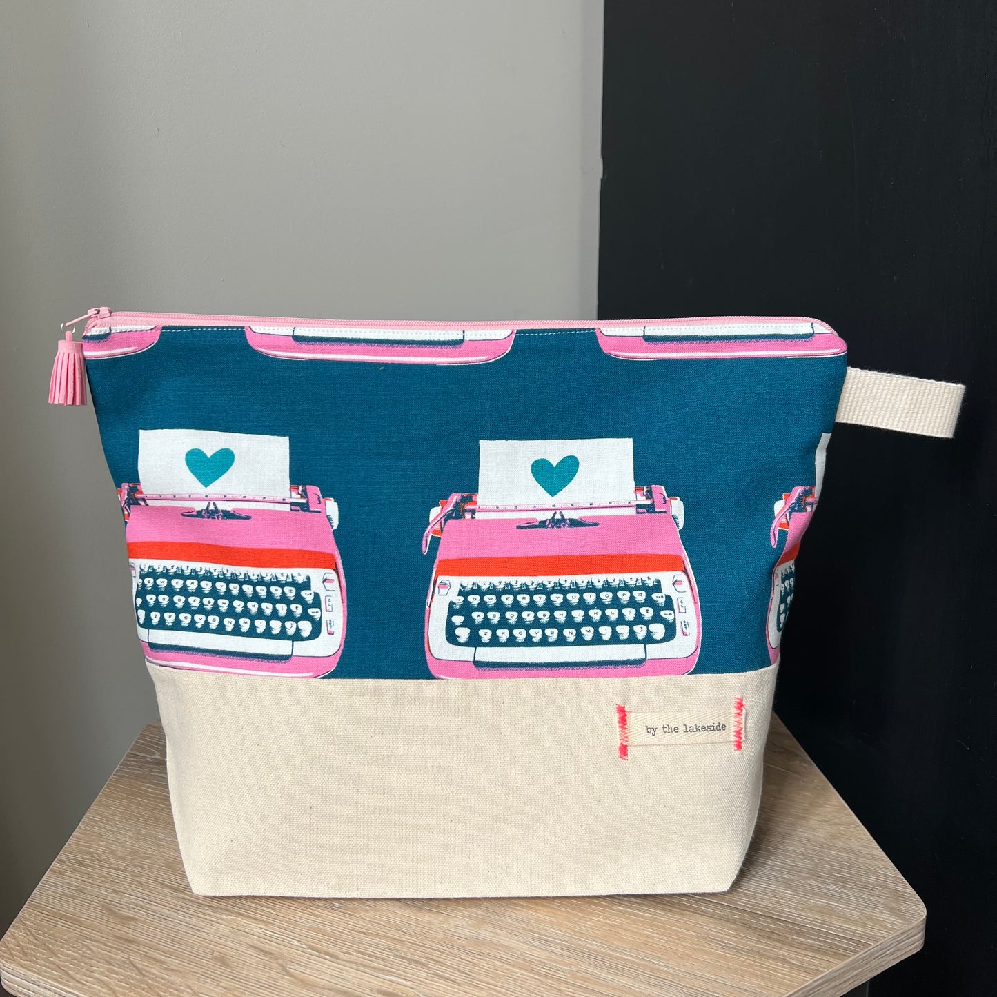 Large Project Bag- Typewriters
