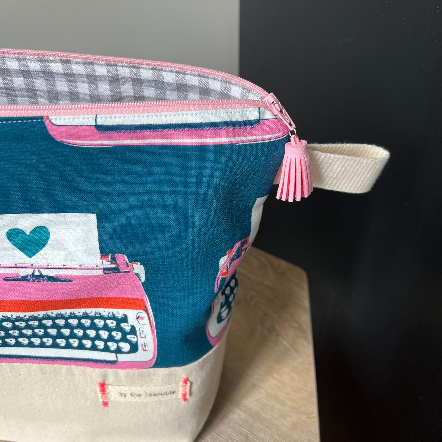Large Project Bag- Typewriters