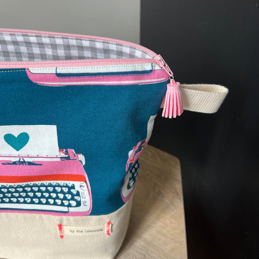 Large Project Bag- Typewriters