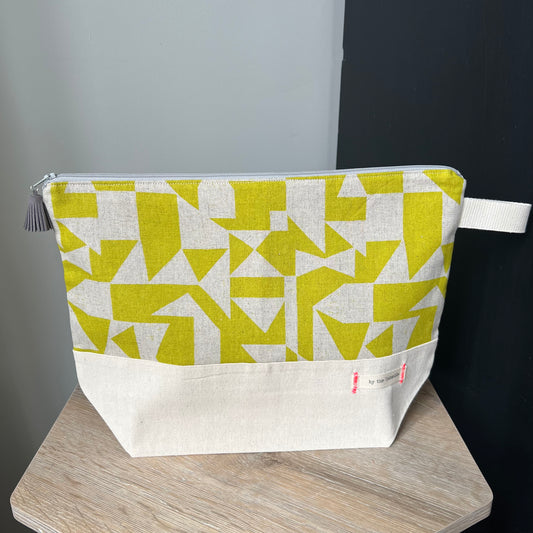 Large Project Bag- Yellow Geo