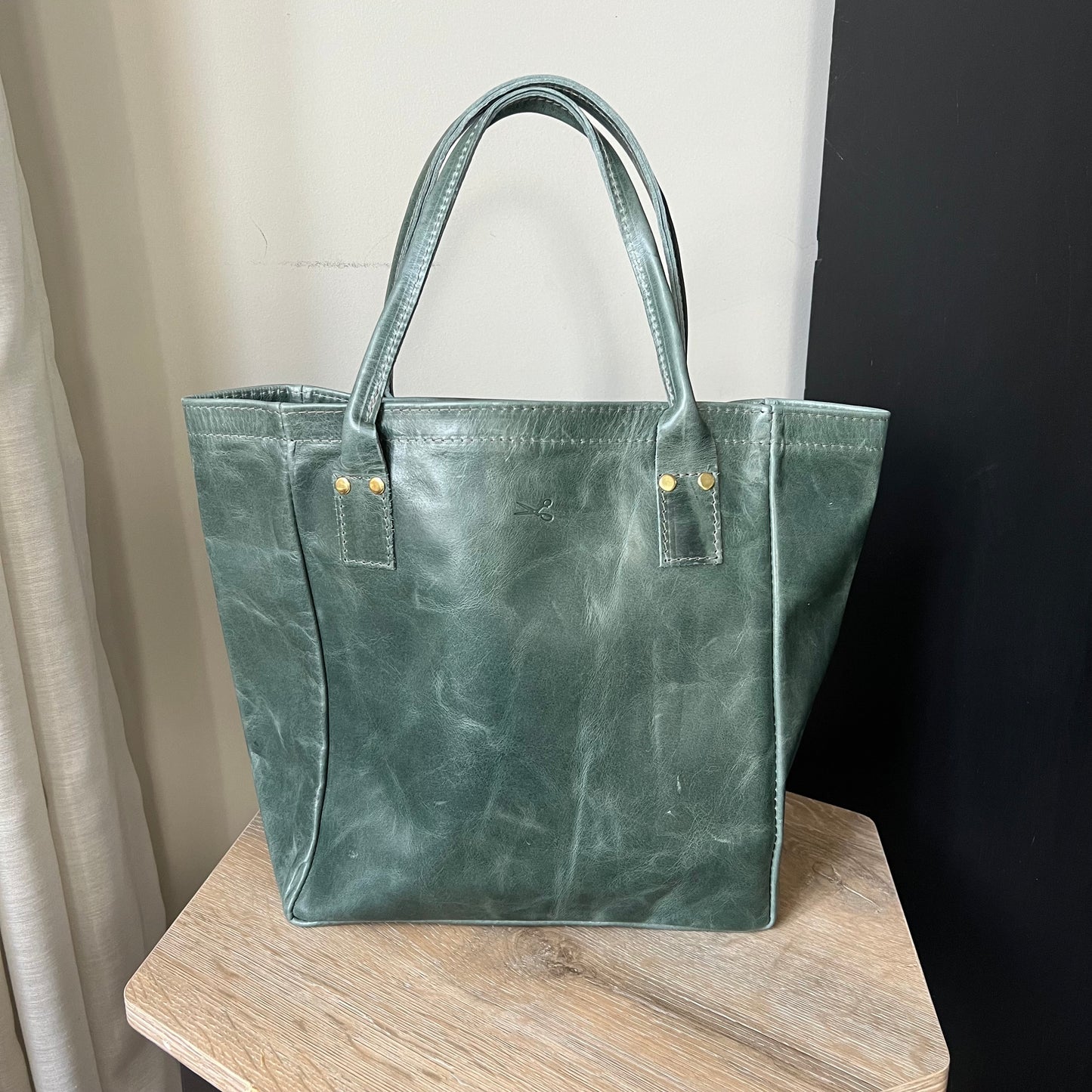 NEW Small Leather Tote Bag