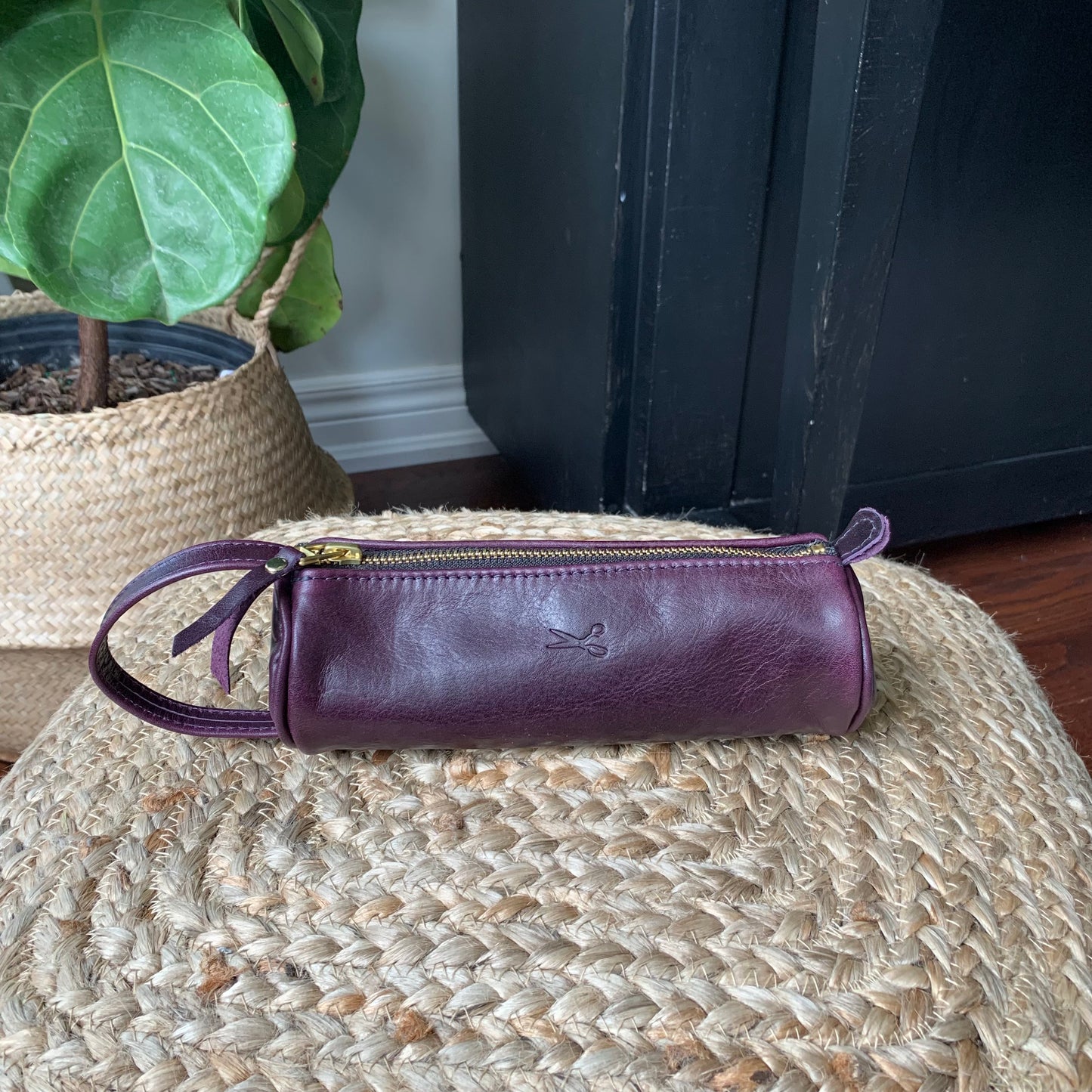 Small Signature Leather Pouch