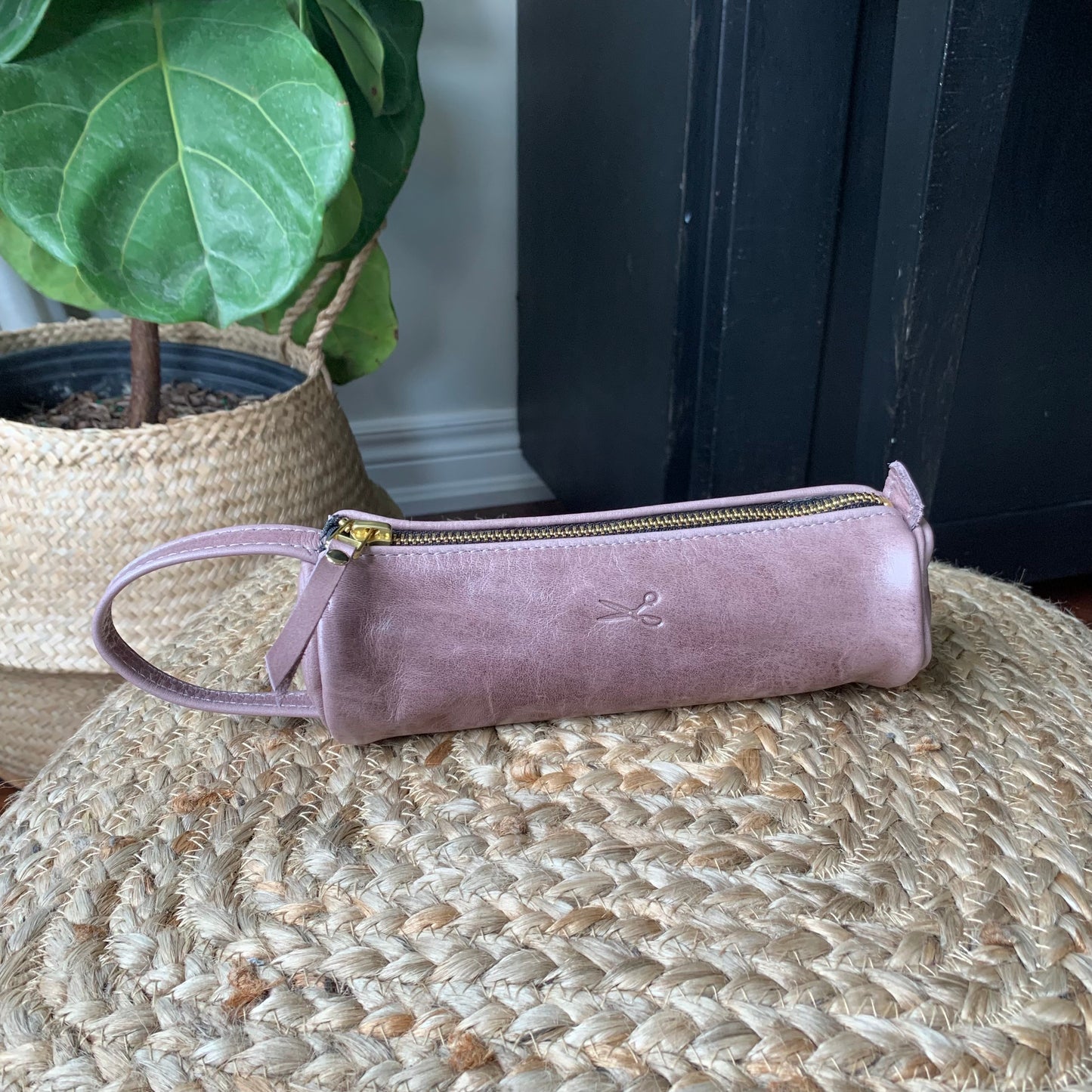 Small Signature Leather Pouch