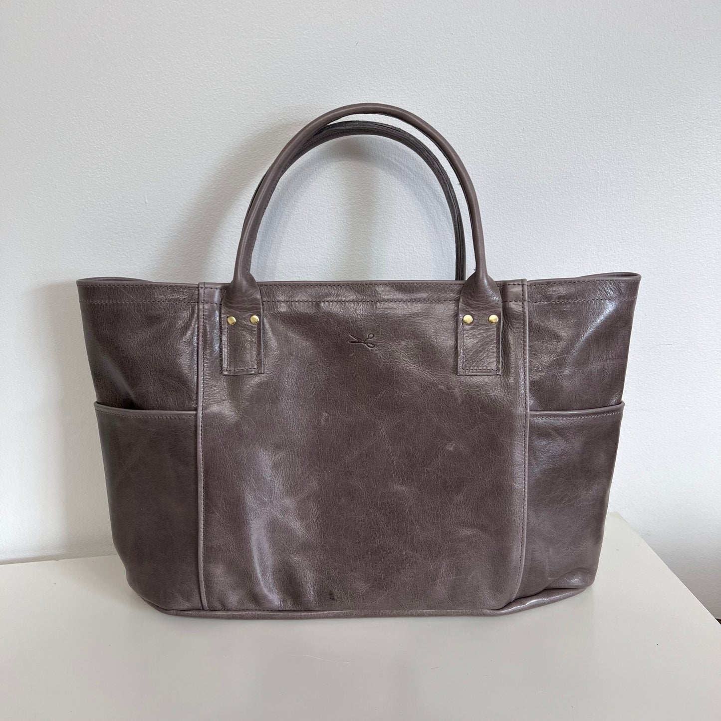 Carry-all Leather Bag- READY TO SHIP