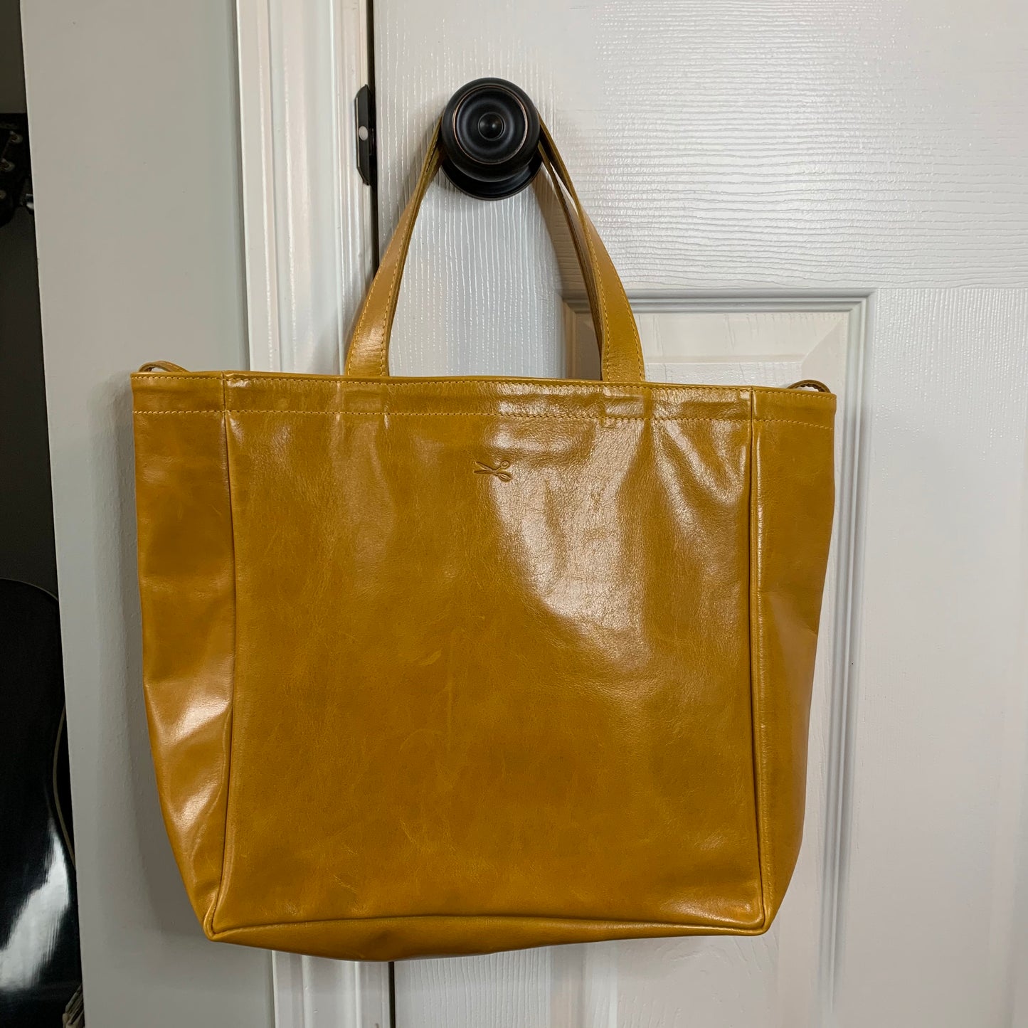 SALE Small Leather Tote Bag