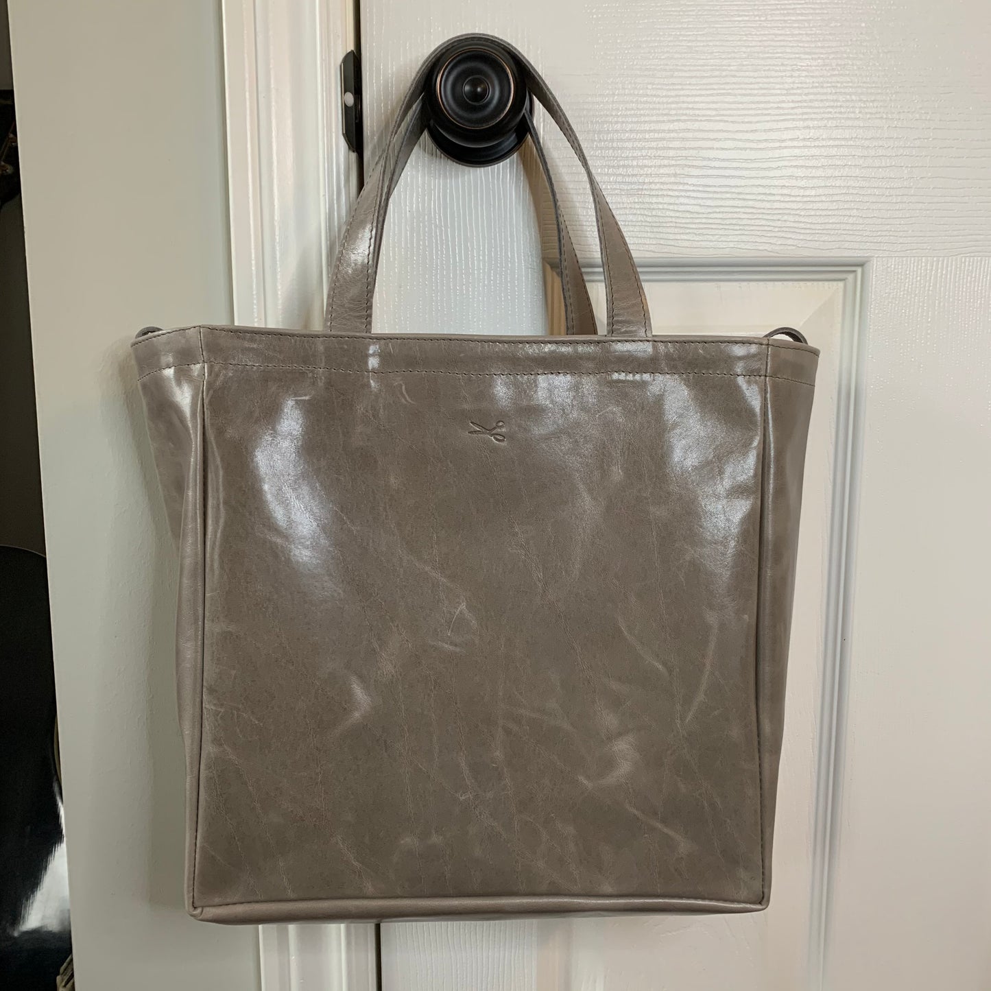 SALE Small Leather Tote Bag