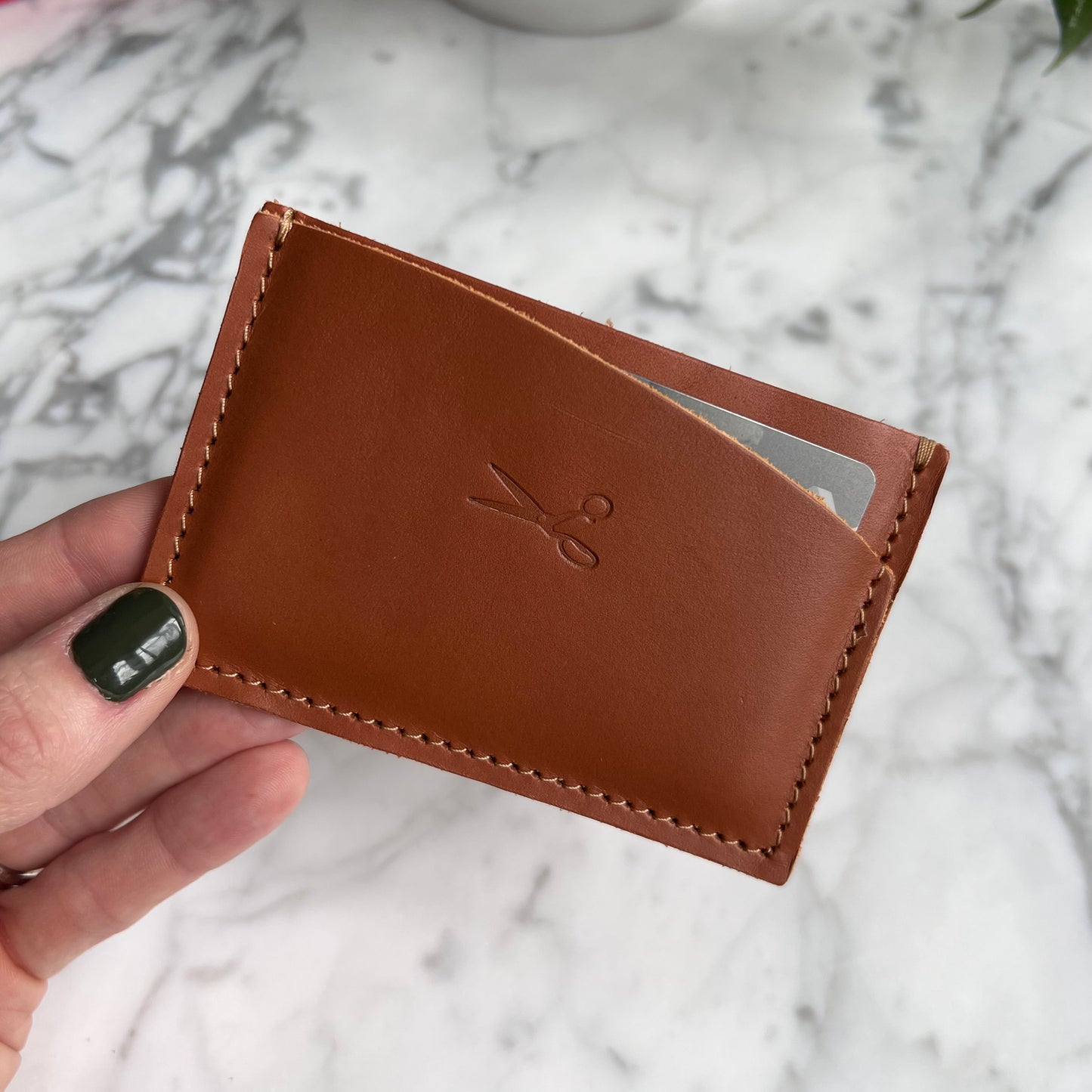 SALE Leather Cardholder