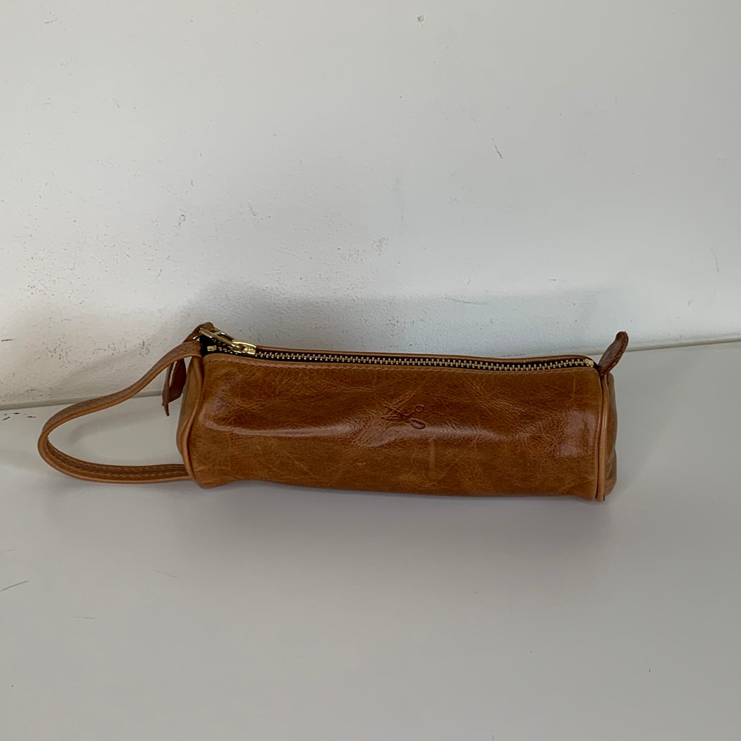 Small Signature Leather Pouch